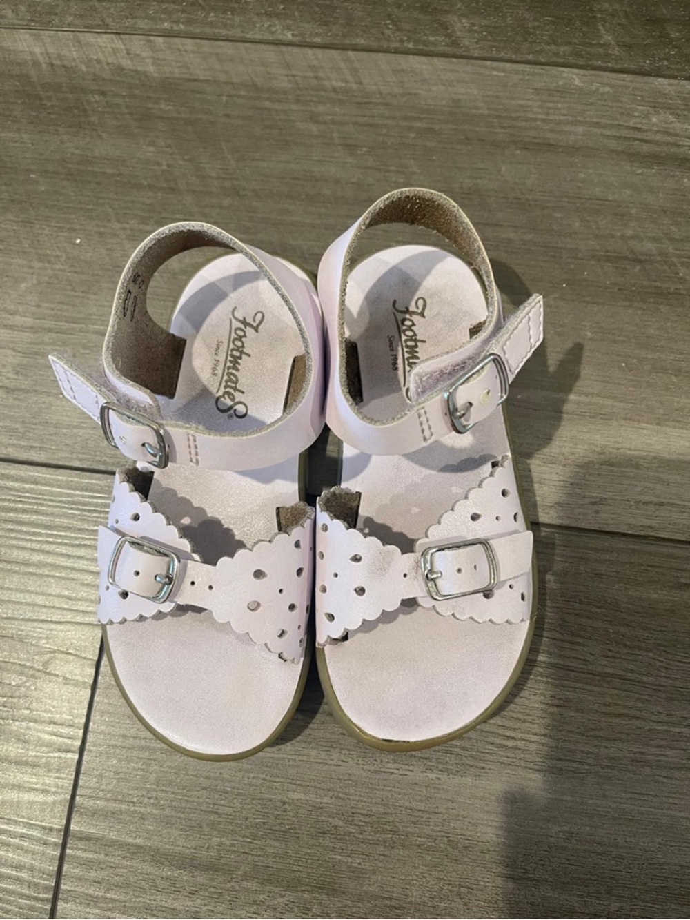 Footmates Kids Scalloped Strap Sandals